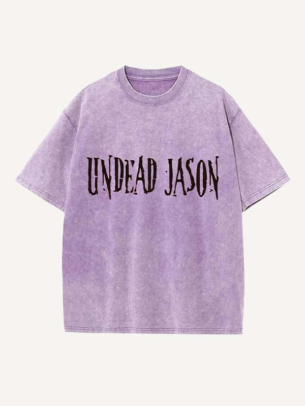 Horror Print Round Neck T-shirt